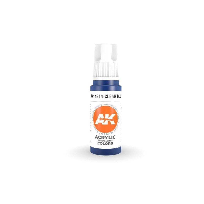AK Interactive Clear Blue 3rd Gen Acrylic (17ml) AK-11214