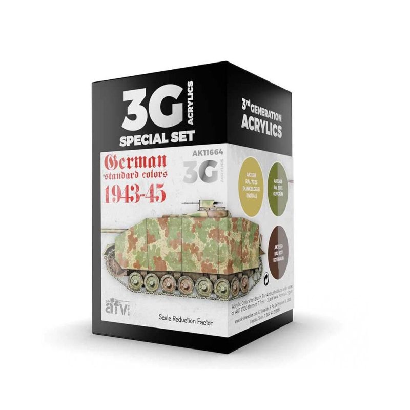 AK Interactive German Standard 43-45 Combo AFV Set AK-11664 AK Interactive German Standard 43-45 Combo AFV Set AK-11664