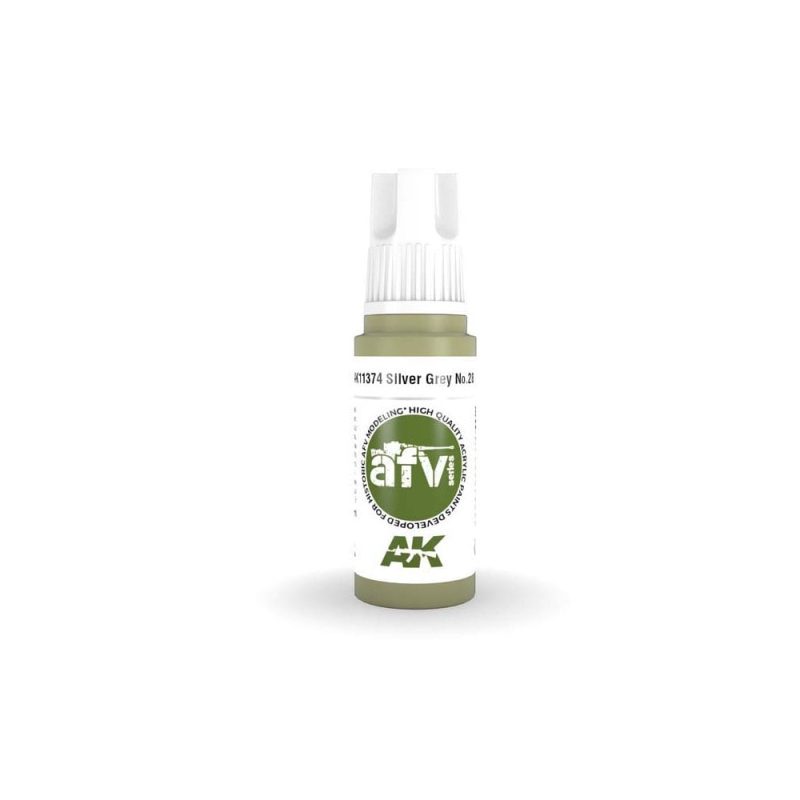 AK Interactive Silver Grey No.28 AFV (17ml) AK-11374