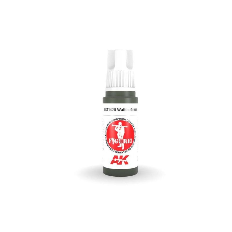 AK Interactive Waffen Green Figure Paint (17ml) AK-11420