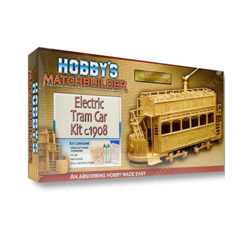 Matchbuilder Electric Tram Car c1908 (Matchstick Kit) Matchbuilder Electric Tram Car c1908 (Matchstick Kit)