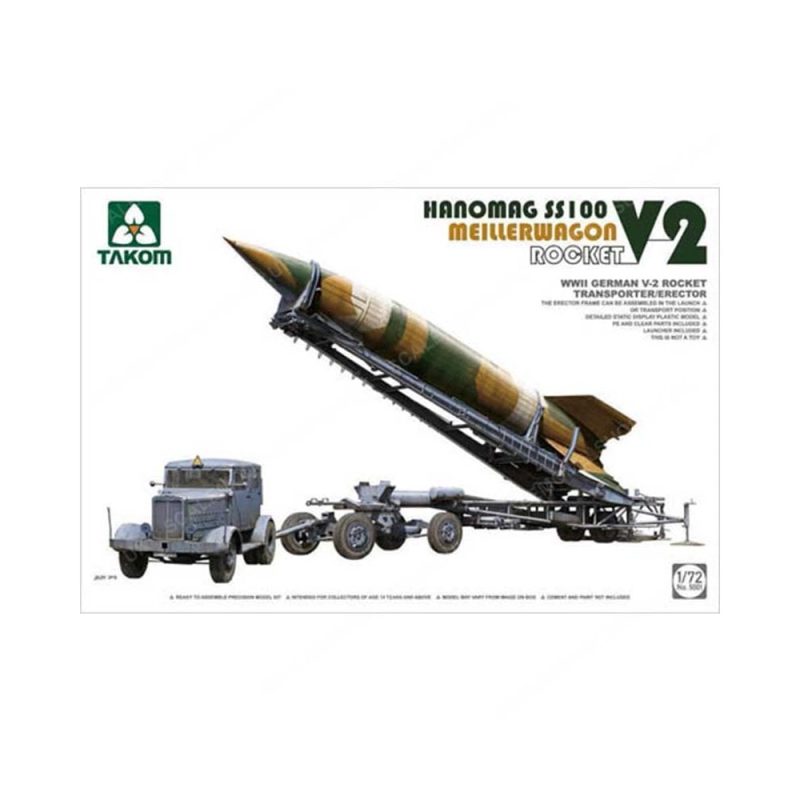 1/72 V-2 Meillerwagen + Hanomag SS100 05001 Takom 1/72 V-2 Meillerwagen + Hanomag SS100 05001 Takom
