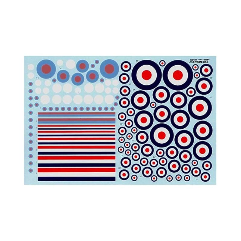1/72 RAF Post War D Type Roundels Xtradecal X72041