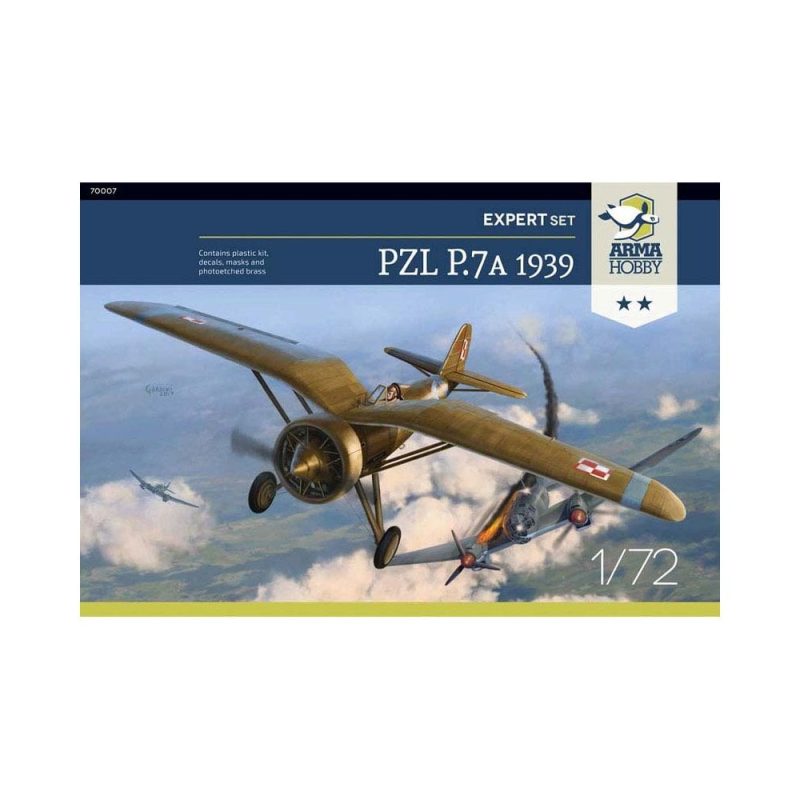 Arma Hobby PZL P.7a 1939 Expert Set (1/72) 70007 Arma Hobby PZL P.7a 1939 Expert Set (1/72) 70007