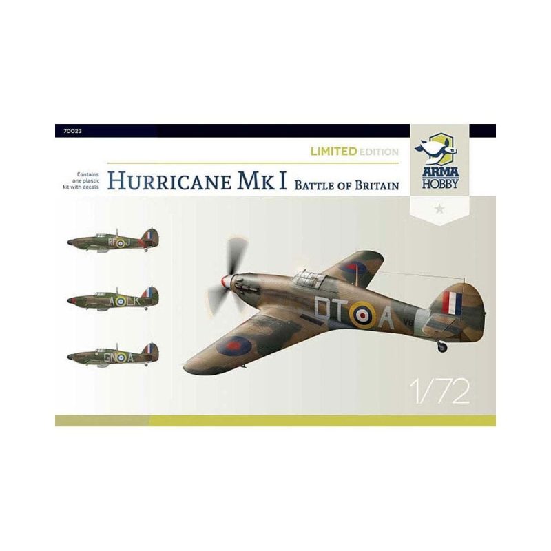 Arma Hobby Hurricane Mk I Battle of Britain LE (1/72) 70023 Arma Hobby Hurricane Mk I Battle of Britain LE (1/72) 70023