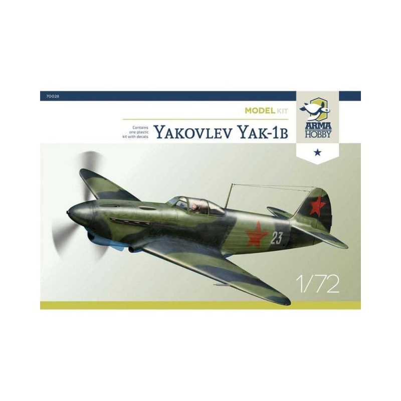 Arma Hobby Yakovlev Yak‑1b Set (1/72) 70028 Arma Hobby Yakovlev Yak‑1b Set (1/72) 70028