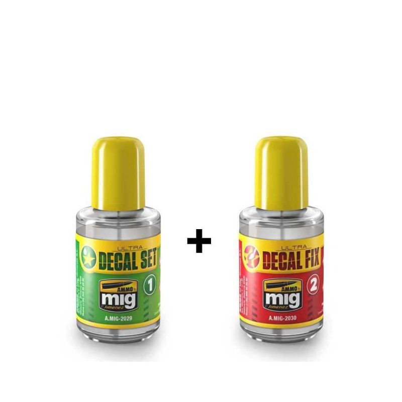 Ultra Decal-Fix & Decal-Set Ammo Mig Jimenez Ultra Decal-Fix & Decal-Set Ammo Mig Jimenez