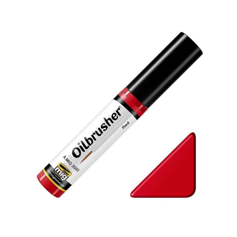 Red Oilbrusher Ammo A.MIG-3503 Red Oilbrusher Ammo A.MIG-3503