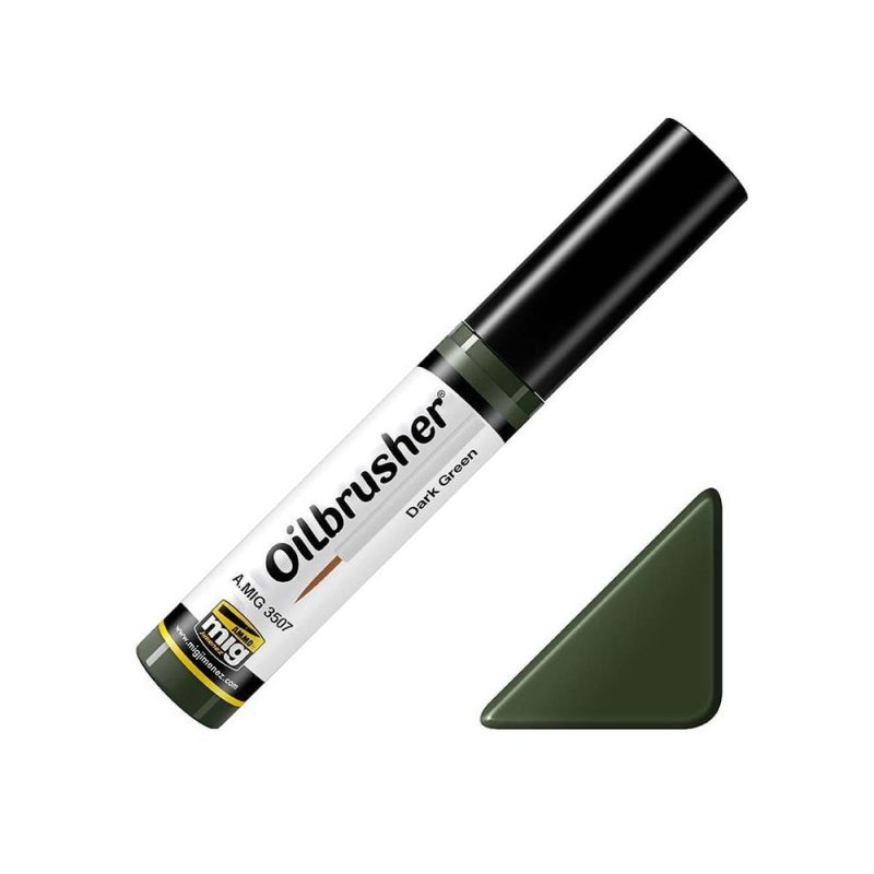 Dark Green Oilbrusher Ammo A.MIG-3507 Dark Green Oilbrusher Ammo A.MIG-3507