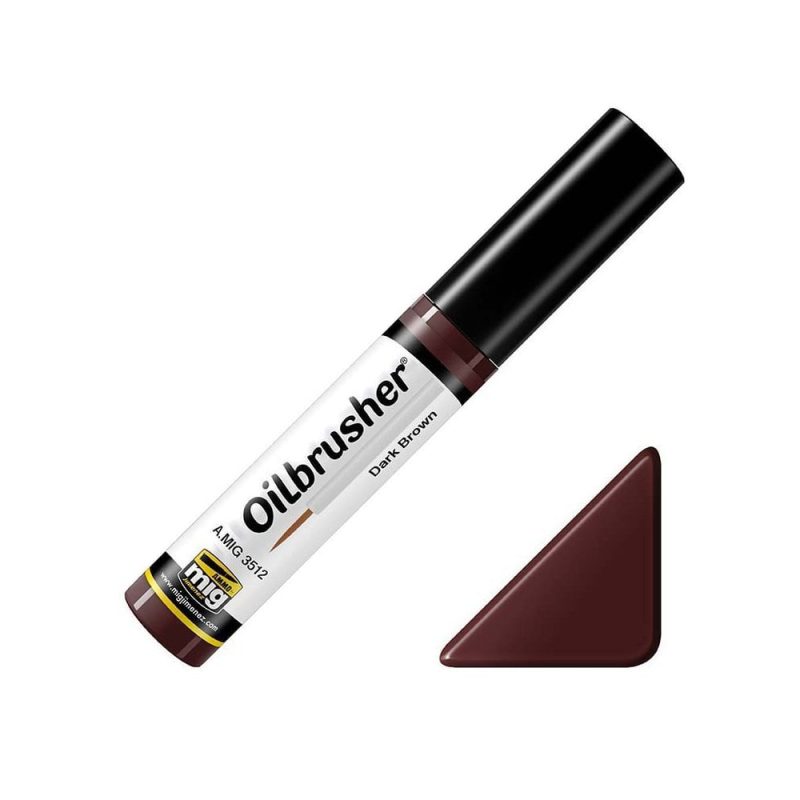 Dark Brown Oilbrusher Ammo A.MIG-3512 Dark Brown Oilbrusher Ammo A.MIG-3512