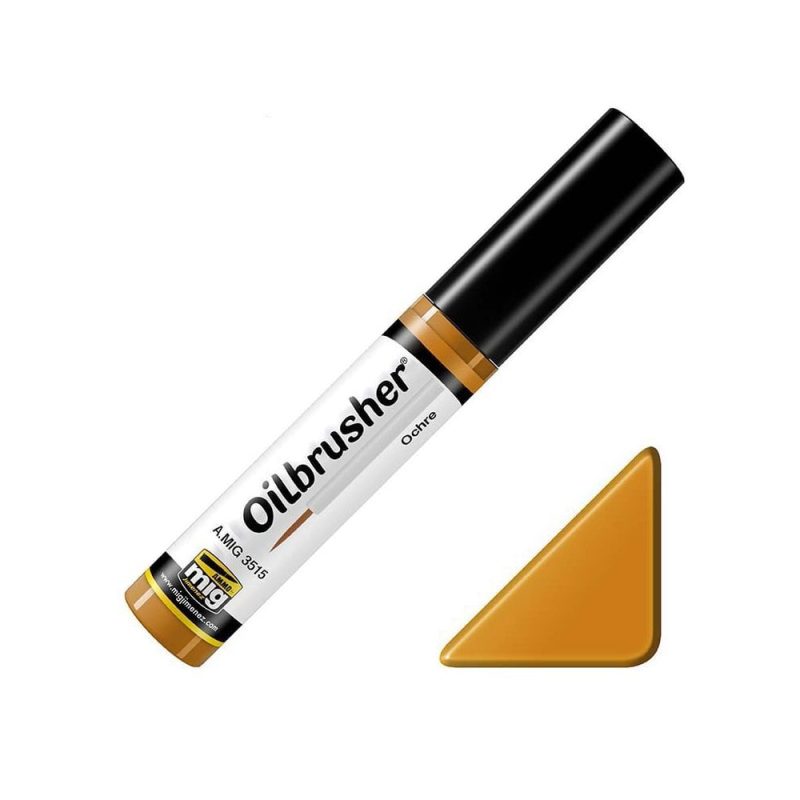 Ochre Oilbrusher Ammo A.MIG-3515 Ochre Oilbrusher Ammo A.MIG-3515