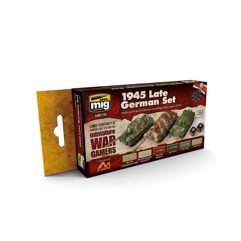 Wargame 1945 Late German Set Ammo A.MIG-7118