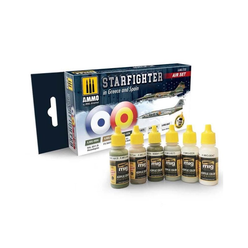 Set Starfighter In Greece And Spanish Ammo A.MIG-7232