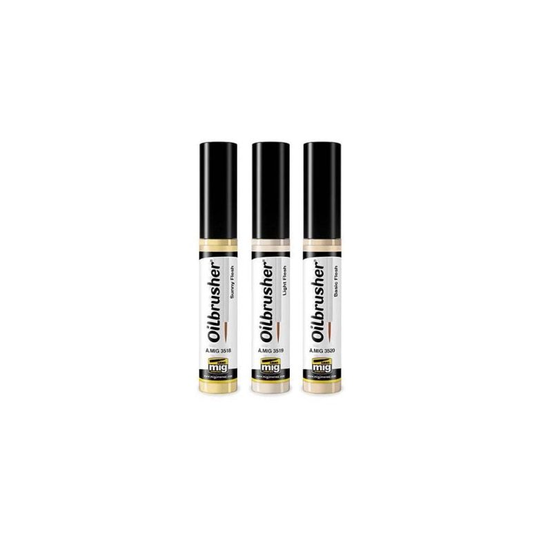 Oilbrusher Flesh Tones Set Ammo A.MIG-7500 Oilbrusher Flesh Tones Set Ammo A.MIG-7500