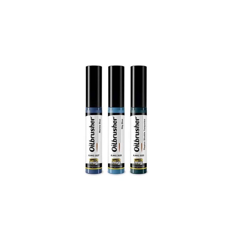 Oilbrusher Blue Patinas Set Ammo A.MIG-7510 Oilbrusher Blue Patinas Set Ammo A.MIG-7510