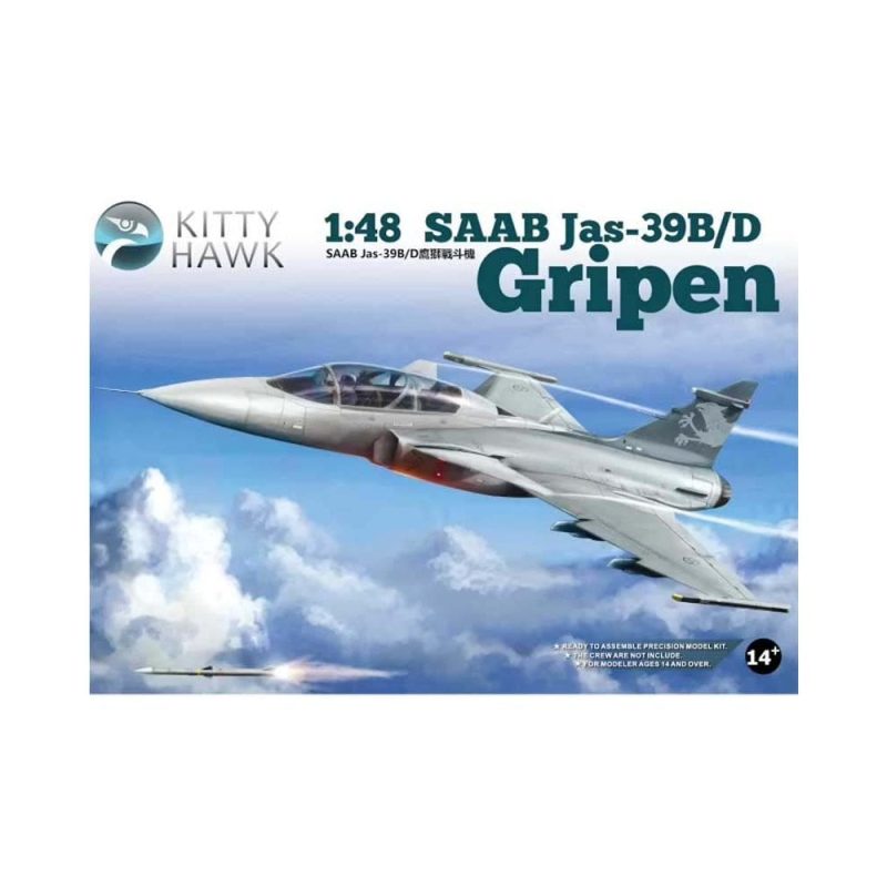 Kitty Hawk Models SAAB JAS-39B/D Gripen (1/48) 80118 Kitty Hawk Models SAAB JAS-39B/D Gripen (1/48) 80118