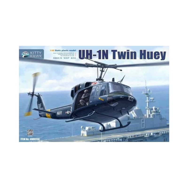 Kitty Hawk Models UH-1N Twin Huey (1/48) 80158 Kitty Hawk Models UH-1N Twin Huey (1/48) 80158