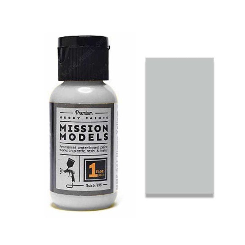 Mission Models Silver Metallic (30ml / 1oz) MMM-006 Mission Models Silver Metallic (30ml / 1oz) MMM-006