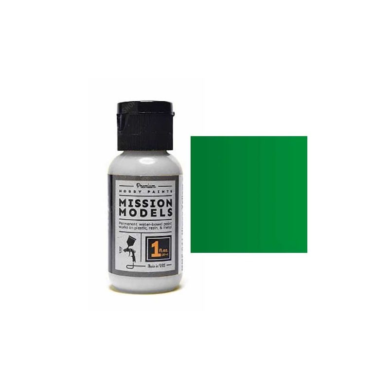 Mission Models Transparent Green (30ml / 1oz) MMP-169 Mission Models Transparent Green (30ml / 1oz) MMP-169
