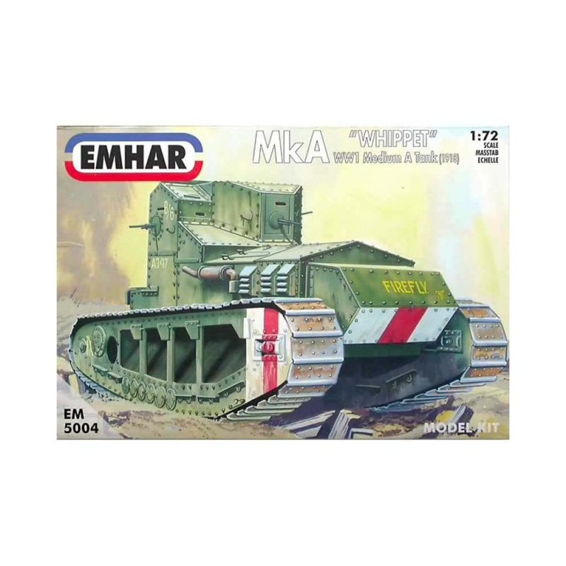 1/72 Mk A 'Whippet' WWI Medium Tank Emhar EM5004