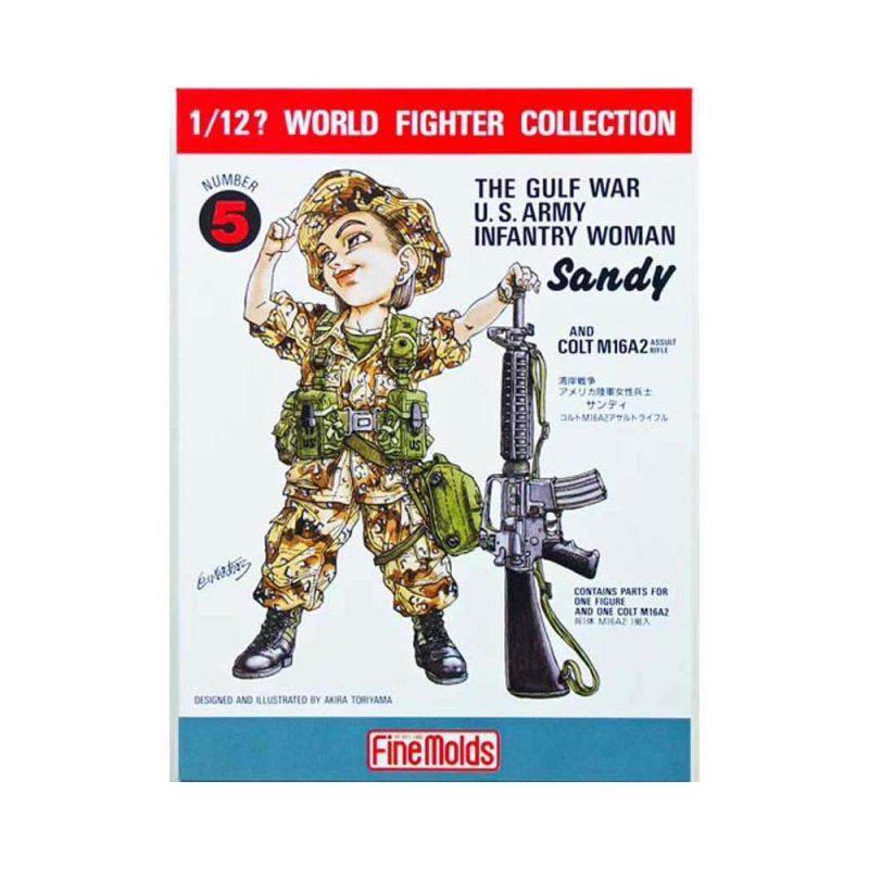 1/12 Gulf War U.S. Infantry Woman & M16A2 FT5 FineMolds 1/12 Gulf War U.S. Infantry Woman & M16A2 FT5 FineMolds