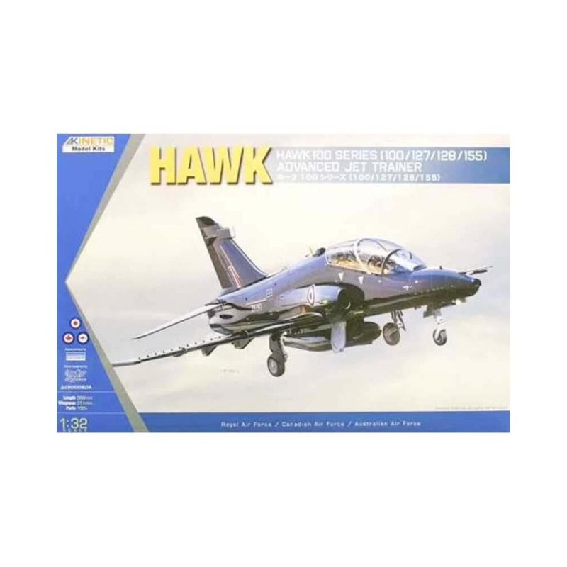 1/32 Hawk 100 Series (100/127/128/155) Advanced Jet Trainer Kinetic 3206 1/32 Hawk 100 Series (100/127/128/155) Advanced Jet Trainer Kinetic 3206