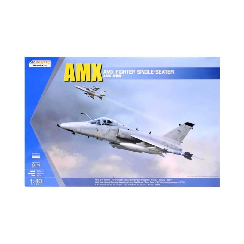 1/48 AMX Fighter Single-Seater Kinetic 48026 1/48 AMX Fighter Single-Seater Kinetic 48026