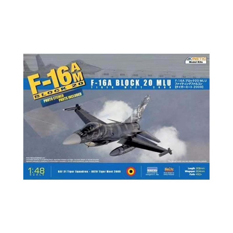 1/48 F-16A Block 20 MLU Kinetic K48036 1/48 F-16A Block 20 MLU Kinetic K48036
