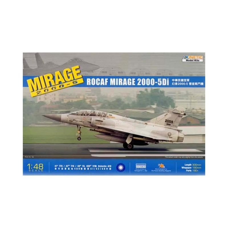 1/48 ROCAF (Taiwan) Mirage 2000-5Di Kinetic 48037 1/48 ROCAF (Taiwan) Mirage 2000-5Di Kinetic 48037