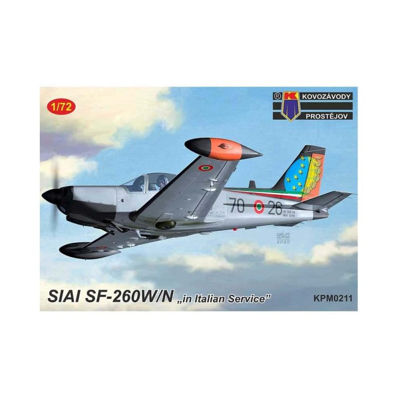 1/72 SIAI SF-260W-N In Italian Service Kovozavody Prostejov 72211 1/72 SIAI SF-260W-N In Italian Service Kovozavody Prostejov 72211