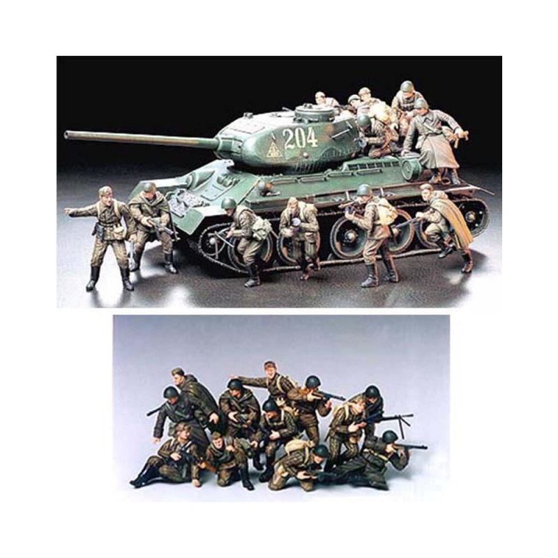 Tamiya Russian Army Assault Infantry Figures (1/35) 35207 Tamiya Russian Army Assault Infantry Figures (1/35) 35207