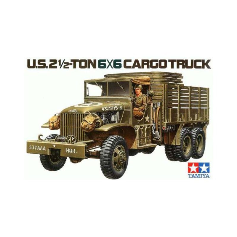 Tamiya U.S. 2.5-TON 6x6 Cargo Truck (1/35) 35218 Tamiya U.S. 2.5-TON 6x6 Cargo Truck (1/35) 35218