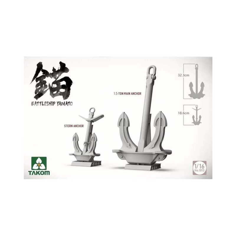 1/16 Battleship Yamato Anchors Takom 01013 1/16 Battleship Yamato Anchors Takom 01013