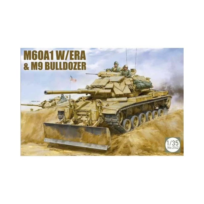 1/35 M60A1 w/ ERA & M9 Bulldozer attachment Takom 02142 1/35 M60A1 w/ ERA & M9 Bulldozer attachment Takom 02142