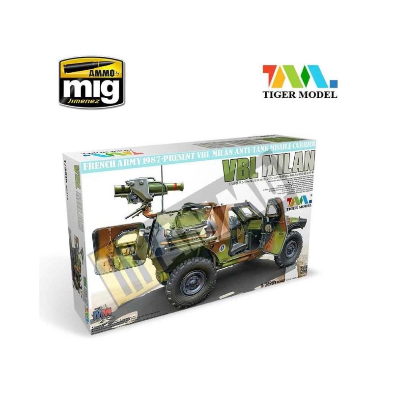 1/35 Panhard VBL Milan Tiger Model TIGE4618 1/35 Panhard VBL Milan Tiger Model TIGE4618