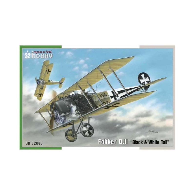Special Hobby WW I Fokker D.II Black & White Tail 32065 (1/32) SH32065 Special Hobby WW I Fokker D.II Black & White Tail 32065 (1/32) SH32065