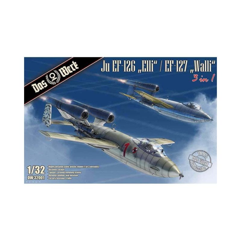 Das Werk Ju EF-126 Elli - EF-127 Walli (3 in 1) (1/32) DW32001 Das Werk Ju EF-126 Elli - EF-127 Walli (3 in 1) (1/32) DW32001