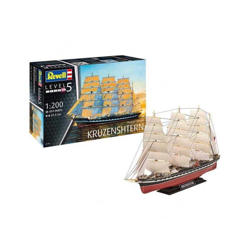 Revell Russian Barque Kruzenshtern (1/200) 05159 Revell Russian Barque Kruzenshtern (1/200) 05159