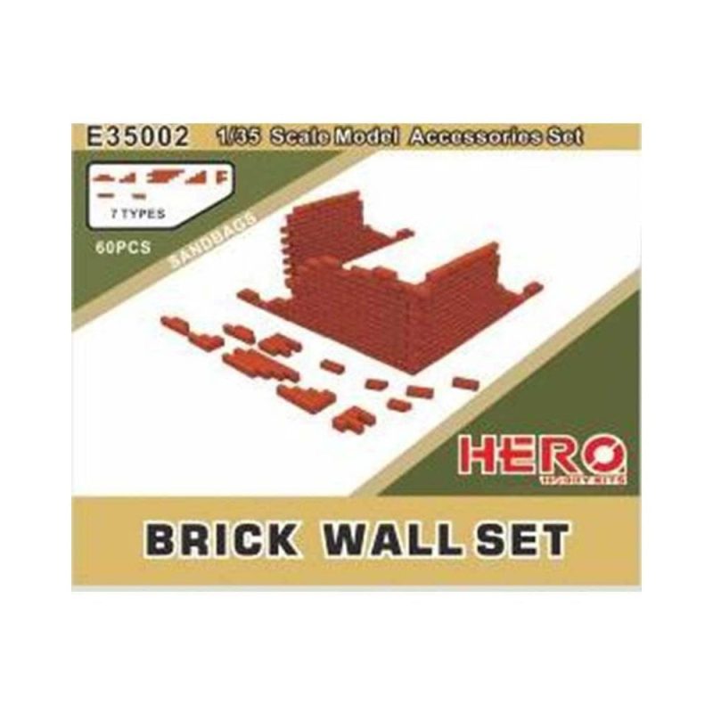 1/35 Brick Walls Hero Hobby Kits E35002