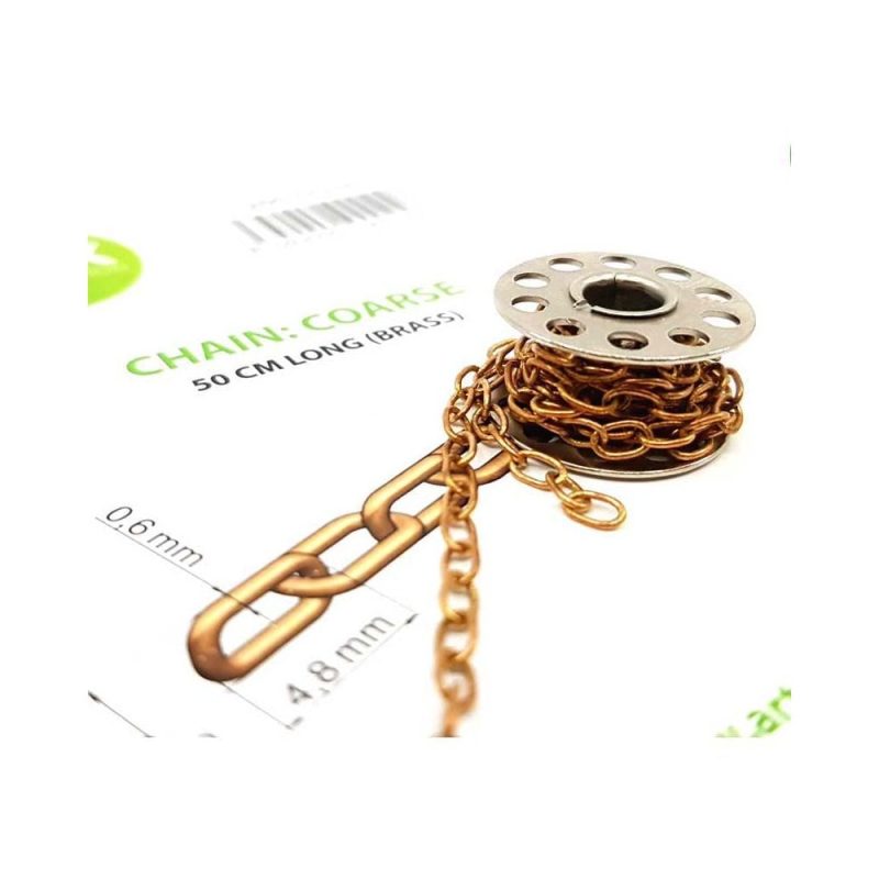 Chain: Coarse - 50 cm Long (Brass) ASK 200-T0250 Chain: Coarse - 50 cm Long (Brass) ASK 200-T0250