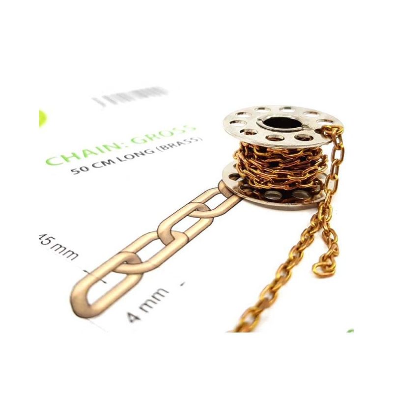 Chain: Gross - 50 cm Long (Brass) ASK 200-T0260 Chain: Gross - 50 cm Long (Brass) ASK 200-T0260