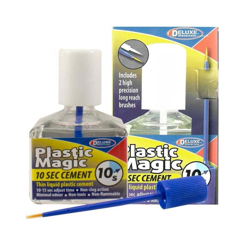 Deluxe Materials Plastic Magic 10 Sec Cement (40ml) AD-83 Deluxe Materials Plastic Magic 10 Sec Cement (40ml) AD-83