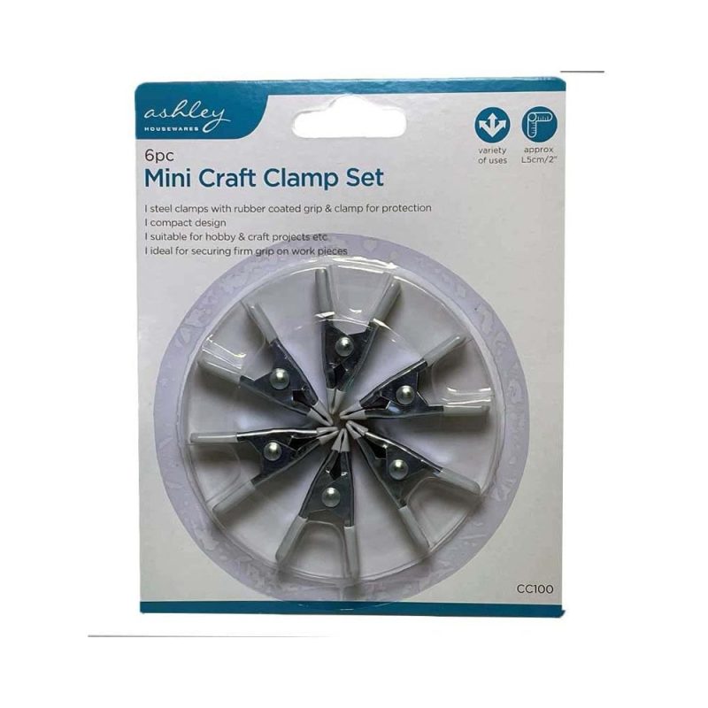 6pc Micro Spring Clamp Set Expo Tools 71000