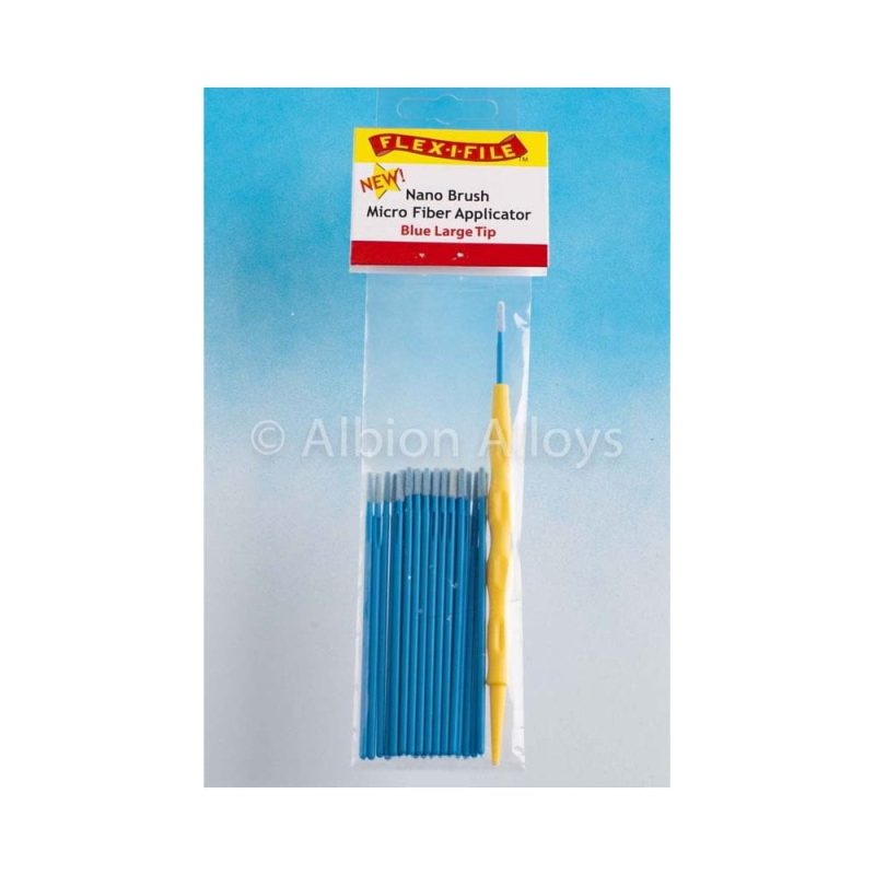Flex-i-File Nano Brush - Blue Large Tip + Applicator Handle |N930005