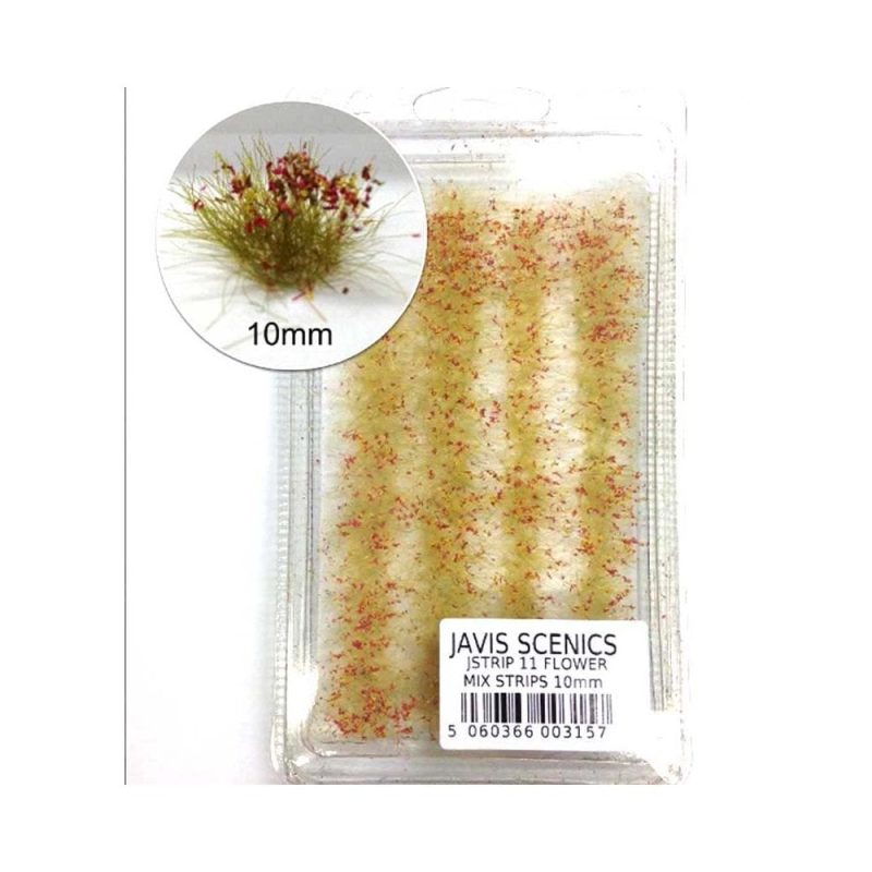 Javis Static Grass Strips Flower Mix (10mm) JSTRIP11