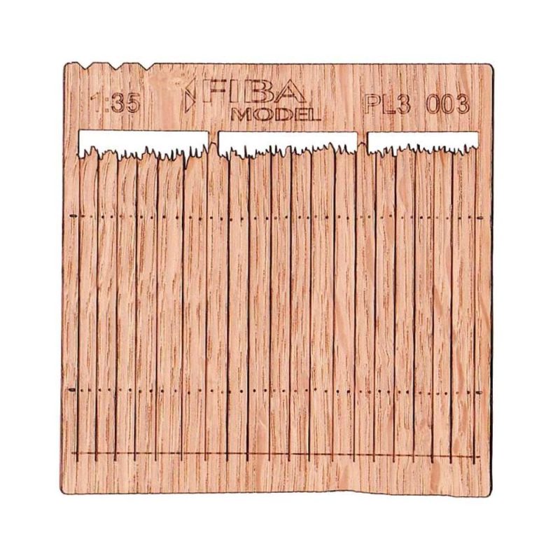 Rough Cut Cedar Privacy Fence Ii (2pcs) Model Scene PL3-003 Rough Cut Cedar Privacy Fence Ii (2pcs) Model Scene PL3-003