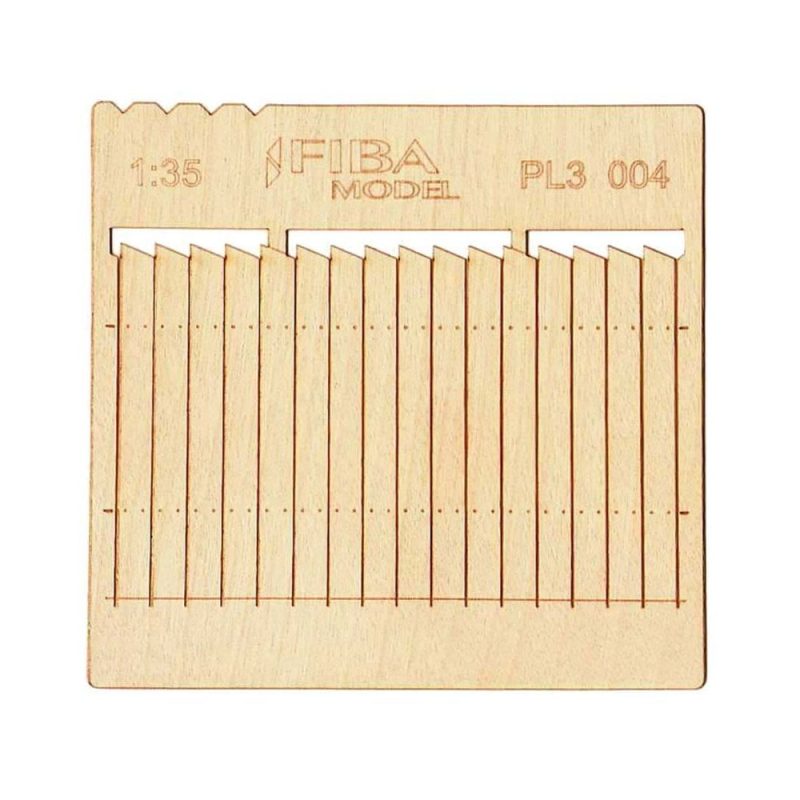 Saw Toothed Privacy Fence (2pcs) Model Scene PL3-004 Saw Toothed Privacy Fence (2pcs) Model Scene PL3-004