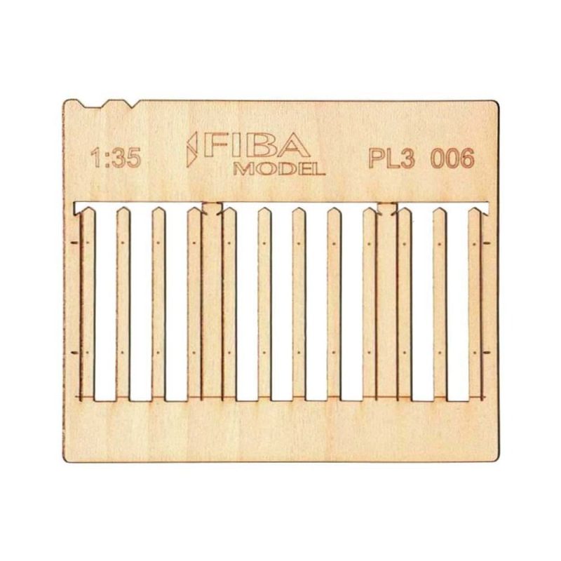 Picket Fence Narrow Plank (2pcs) Model Scene PL3-006 Picket Fence Narrow Plank (2pcs) Model Scene PL3-006