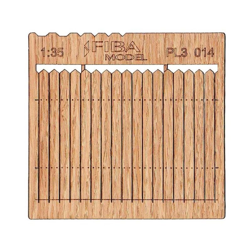Stockade (Tall) Fence (2pcs) Model Scene PL3-014 Stockade (Tall) Fence (2pcs) Model Scene PL3-014