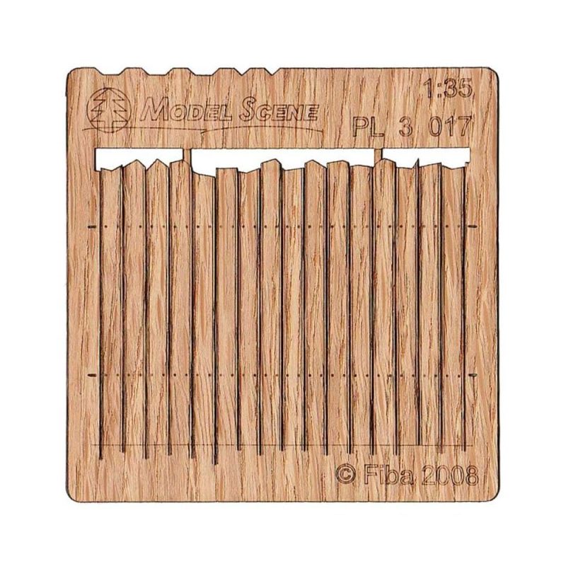 Wooden Fence Irregular Cut Ii (2pcs) Model Scene PL3-017 Wooden Fence Irregular Cut Ii (2pcs) Model Scene PL3-017